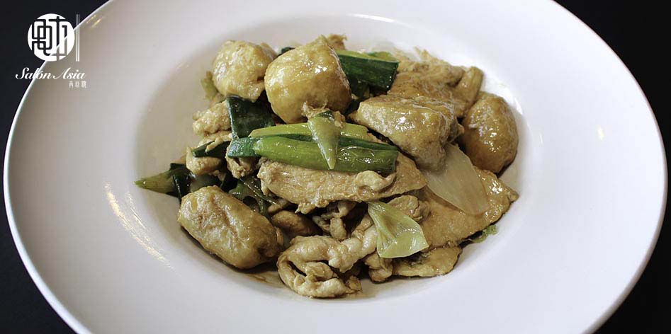 comida china pollo toufu